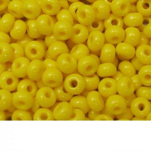 Seed Beads Opaque Yellow
