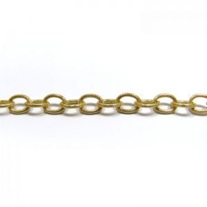 Large Oval Link Base Metal - Gold Plated 902X/7