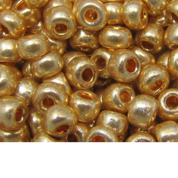 Metallic Gold Seed Beads