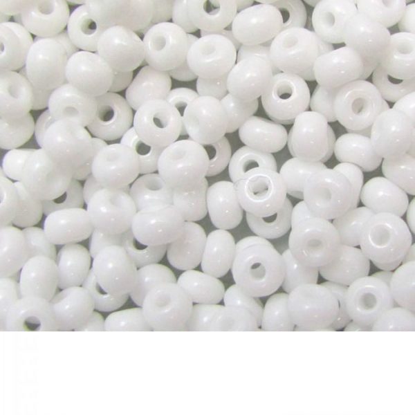 Seed Beads Opaque White