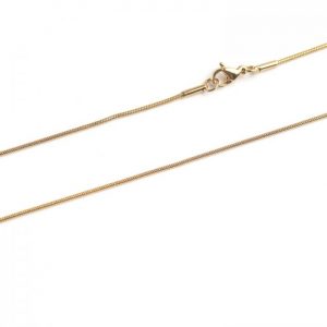 Pre-Made Gold Plated Snake Chain - Stainless Steel