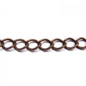 Large Curb Chain Base Metal - Antique Copper CC/IR1200