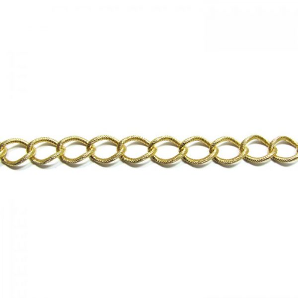 large curb chain base metal gold plated cc ir 1200