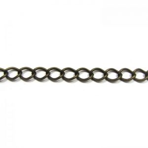 Large Curb Chain Base Metal - Gunmetal CC/IR1200