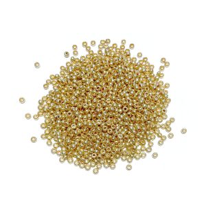 seed beads - metallic gold