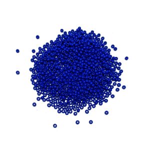 seed beads - opaque medium royal blue
