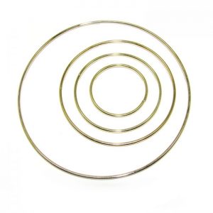 solid closed brass rings