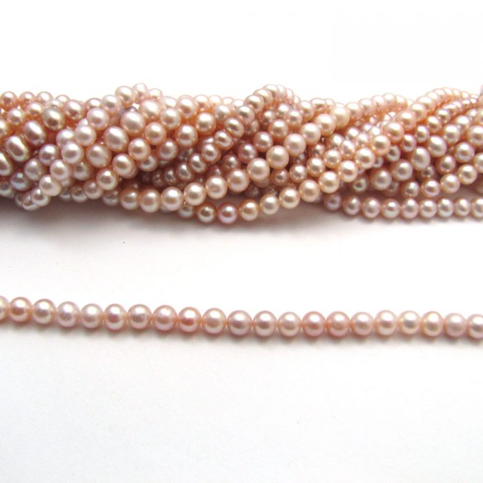 WHOLESALE 2 mm Tiny Seed Pearl Beads Baby Pink Color Small Potato  Freshwater Pearls Genuine Freshwater Pearl Seed Pearls #P1339