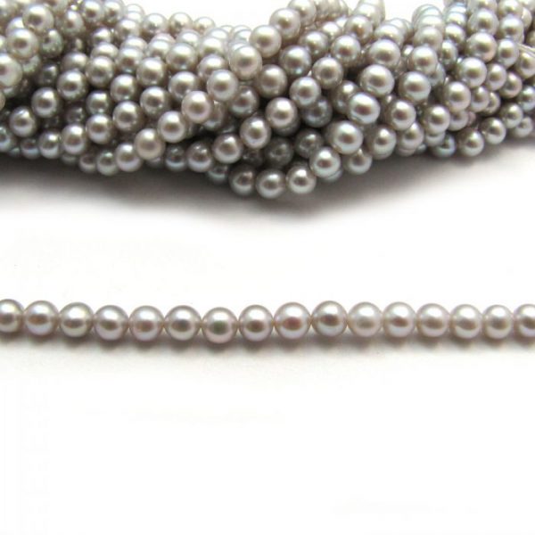 Grey Potato Fresh Water Pearls (6mm x 6.5mm)