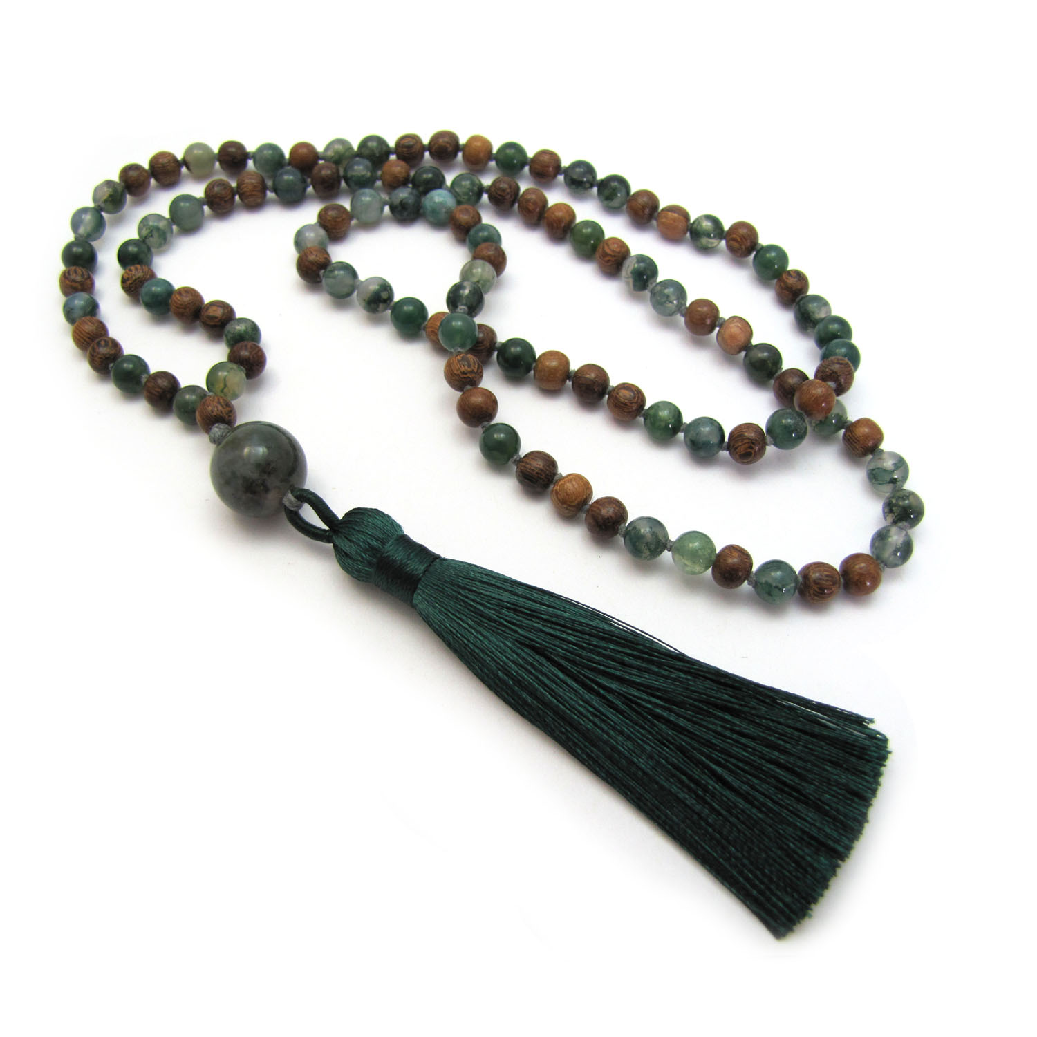 Mala knotting