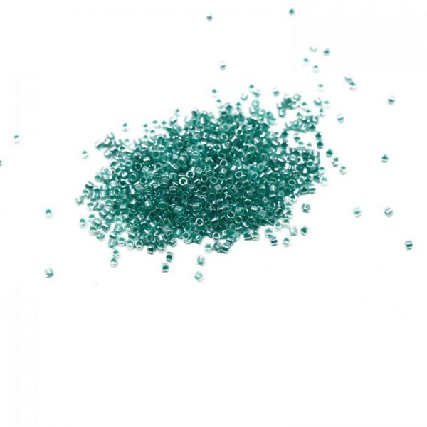 0238 - Light Crystal Green Aqua Ceylon Lined Dyed
