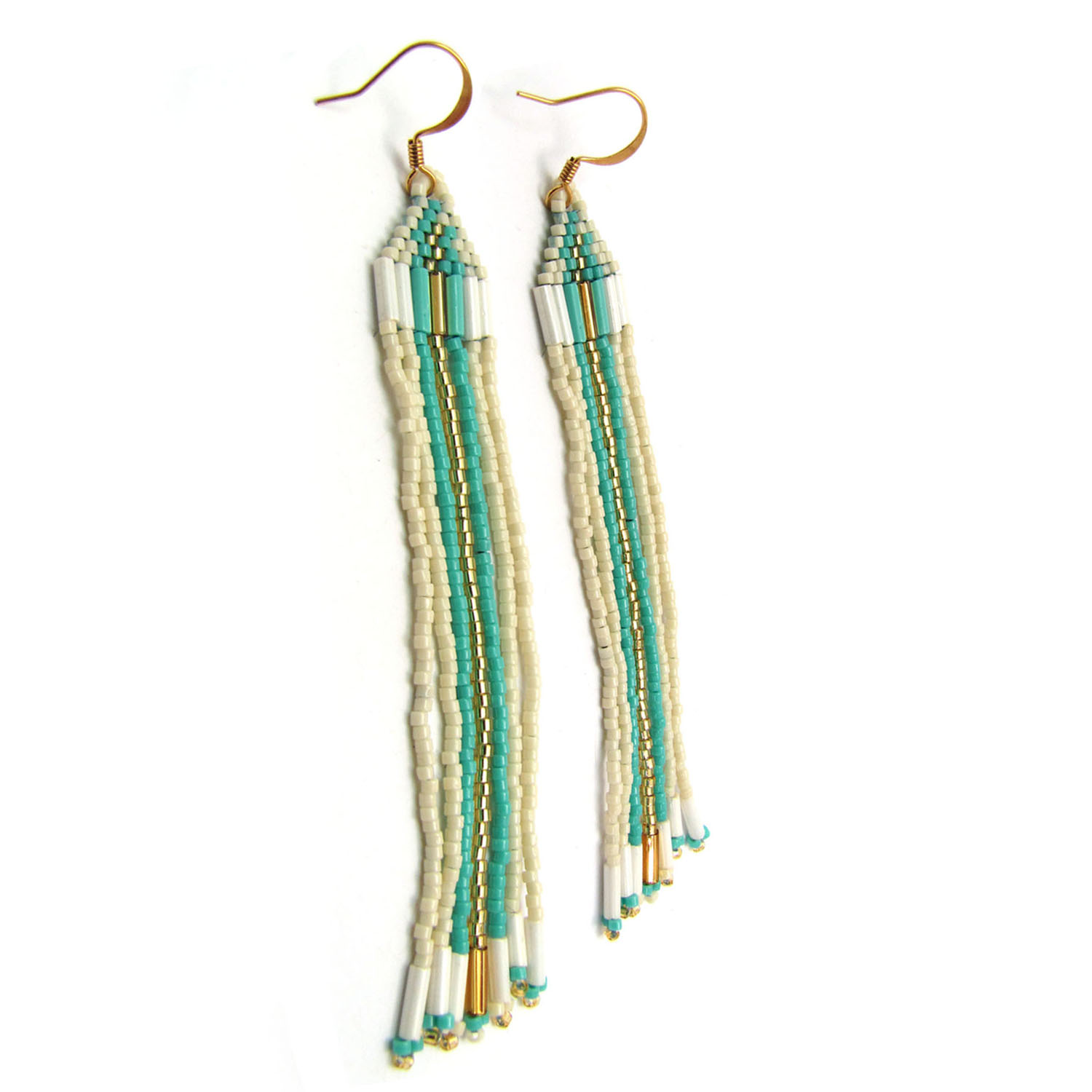 Bead Fringe Earrings