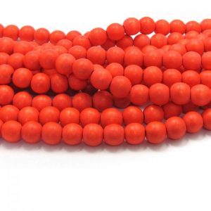 orange - coloured wood smooth rounds