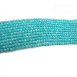 amazonite faceted round 3mm