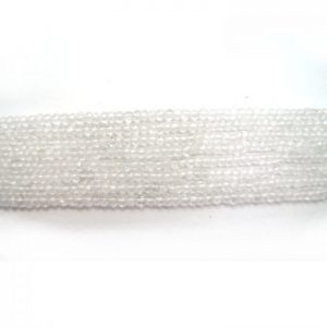 clear quartz 3.5mm round faceted bundle