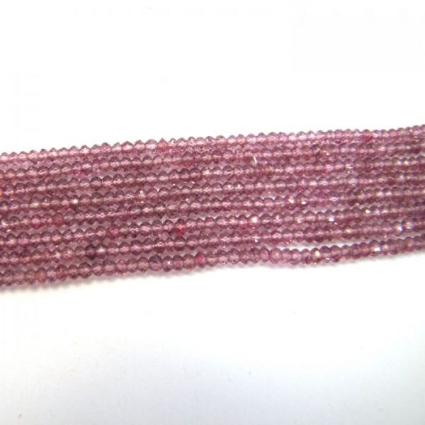 garnet 3mm round faceted bundle
