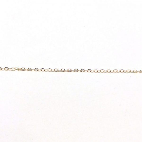 gold fill flat oval chain 765F