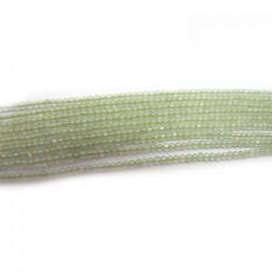 prehnite faceted round 2mm bundle