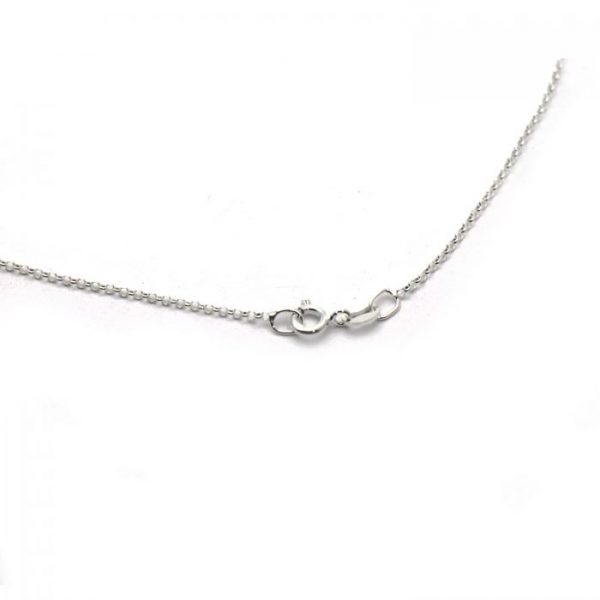 #21 Thin rolo chain Sterling Silver clasp view