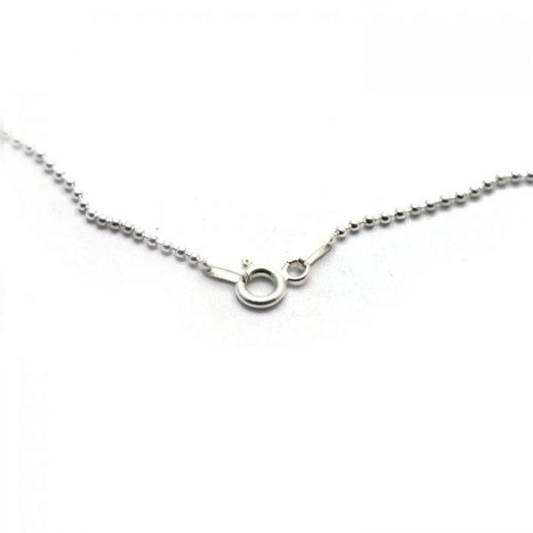 #4 ball chain S.S clasp view