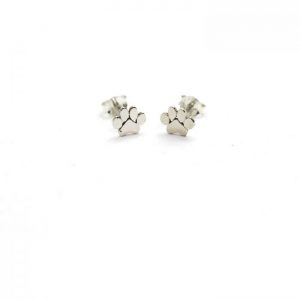 Sterling Silver Earring studs - Paw