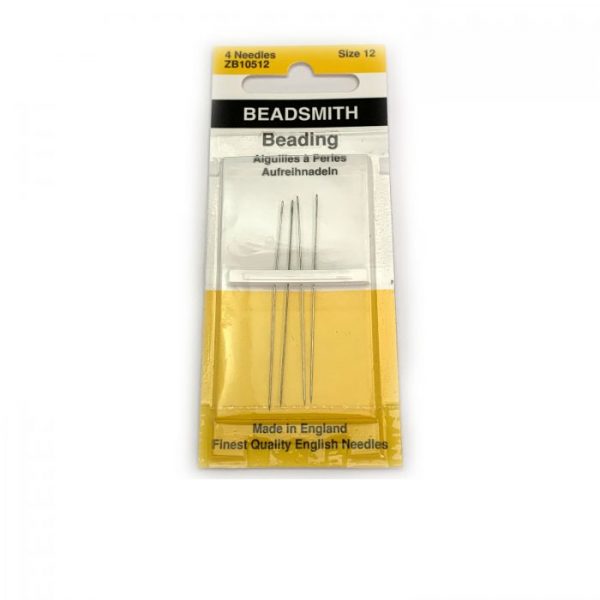 needles size 12 beading bead smith