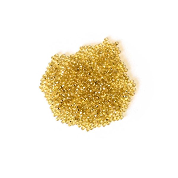 seed beads - gold silverlined