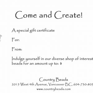 E-gift certificate