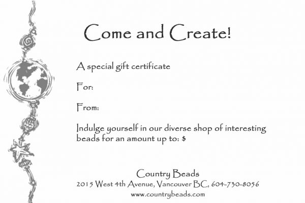 E-gift certificate