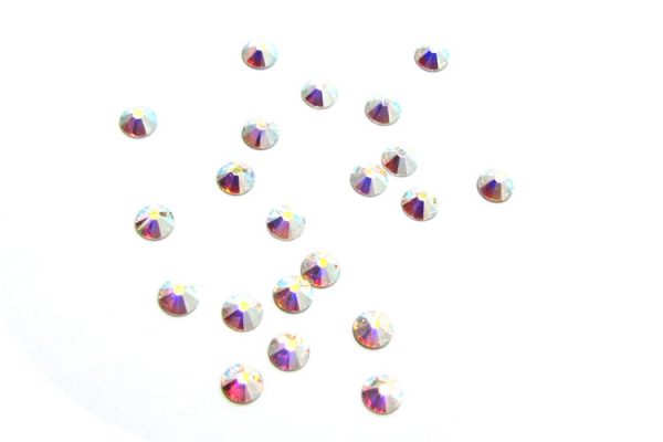 Swarovski Flatback Rhinestones in Crystal AB colour