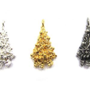 christmas tree charms base metal