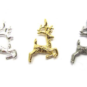 reindeer charms base metal