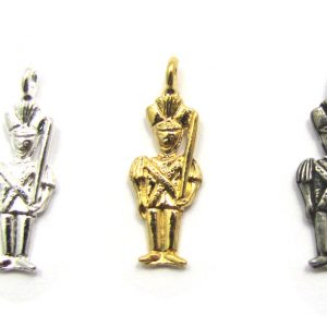 toy soldier charms base metal