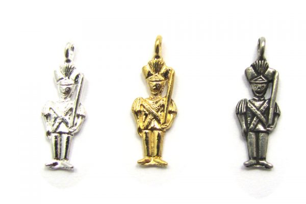 toy soldier charms base metal