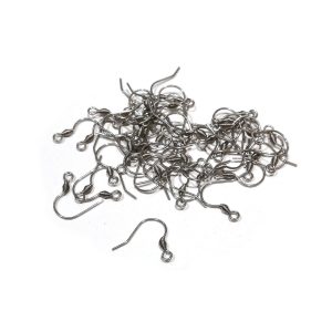 stainless steel ear hooks with coil 50 pack