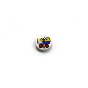 ceramic dic - butterfly bead