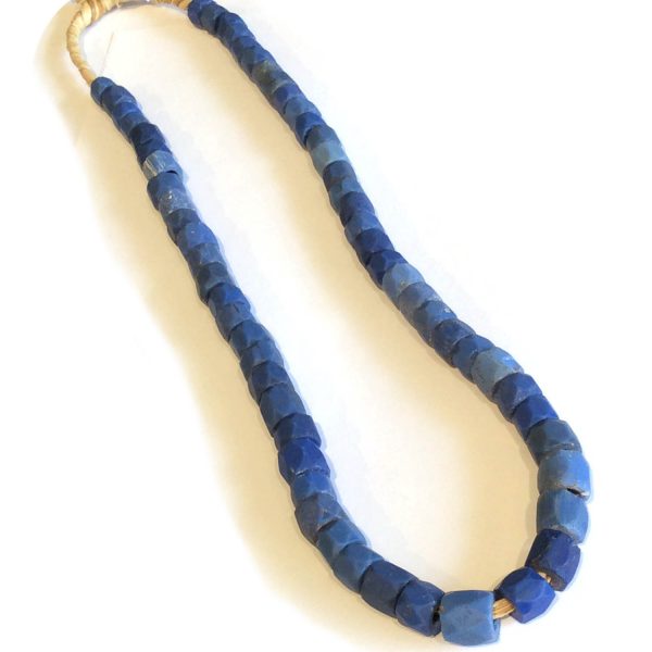 trade beads russian blues strand 3 close up