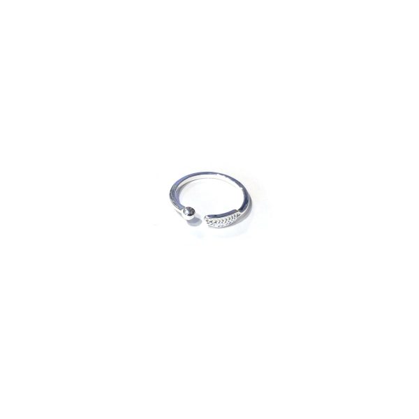ring stainless steel leaf
