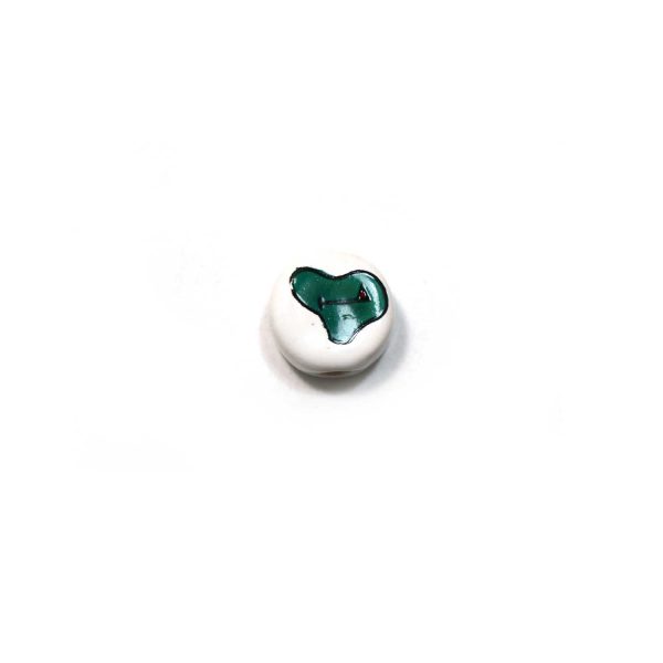 ceramic disc - golf green bead