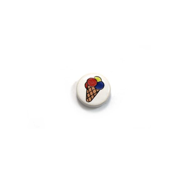 ceramic bead - ice cream bead