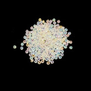 seed beads crystal AB transparent