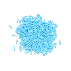 seed beads - light blue opaque bugle