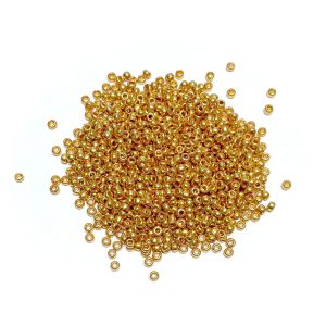 seed beads - metallic bright gold