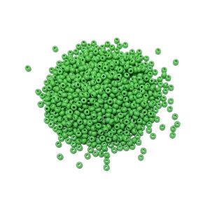 seed beads - opaque light green