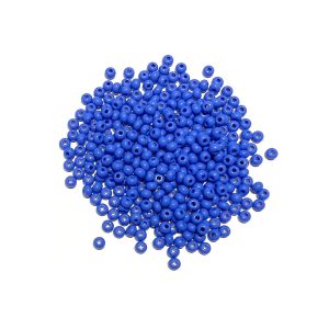 seed beads - opaque medium dark blue