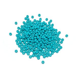 seed beads - opaque turquoise (size 6)