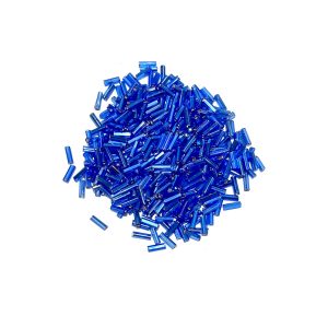 seed beads - silverlined sapphire bugle