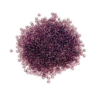 seed beads - translucent amethyst