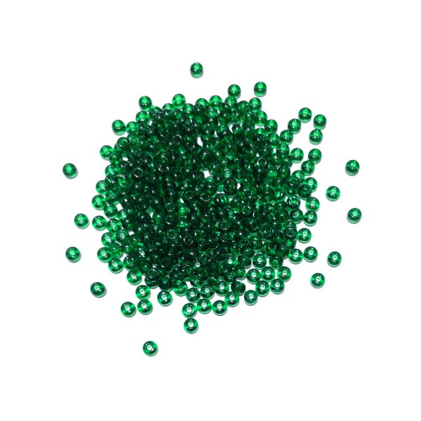 seed beads - transparent emerald