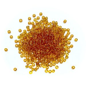 seed beads - transparent topaz (6)